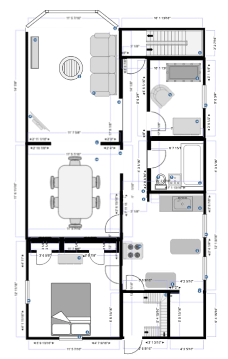 floor plan of boston residence