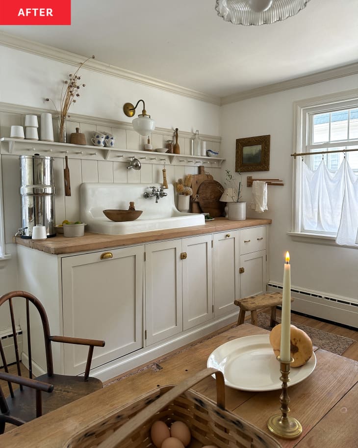 Vintage inspired kitchen.