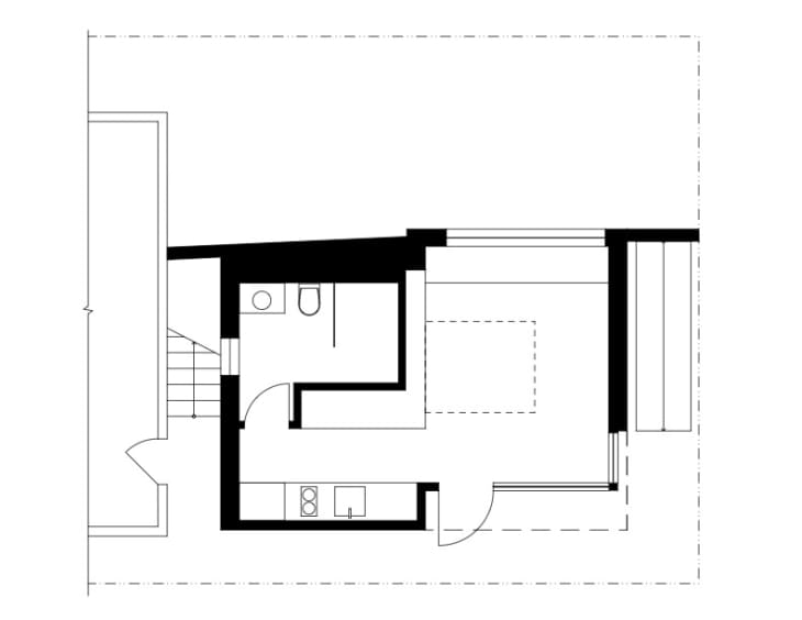 floor plan of tiny home