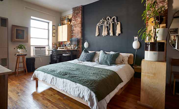 Tour a Brooklyn Loft with Ingenious DIY Storage Solutions | Apartment ...