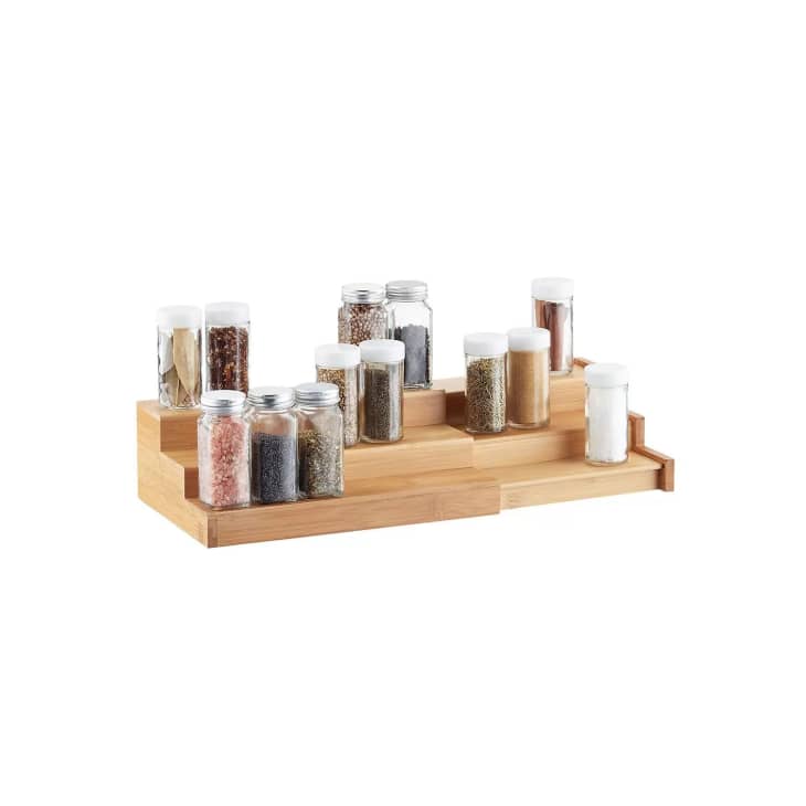 3-Tier Bamboo Expanding Spice Shelf at The Container Store