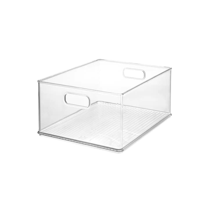 iDESIGN Large Stackable Closet Bin Clear at The Container Store