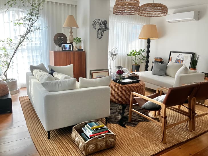 Neutral living room.