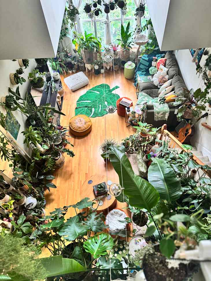 Tour an Atlanta Loft Condominium Packed with Houseplants | Apartment Therapy