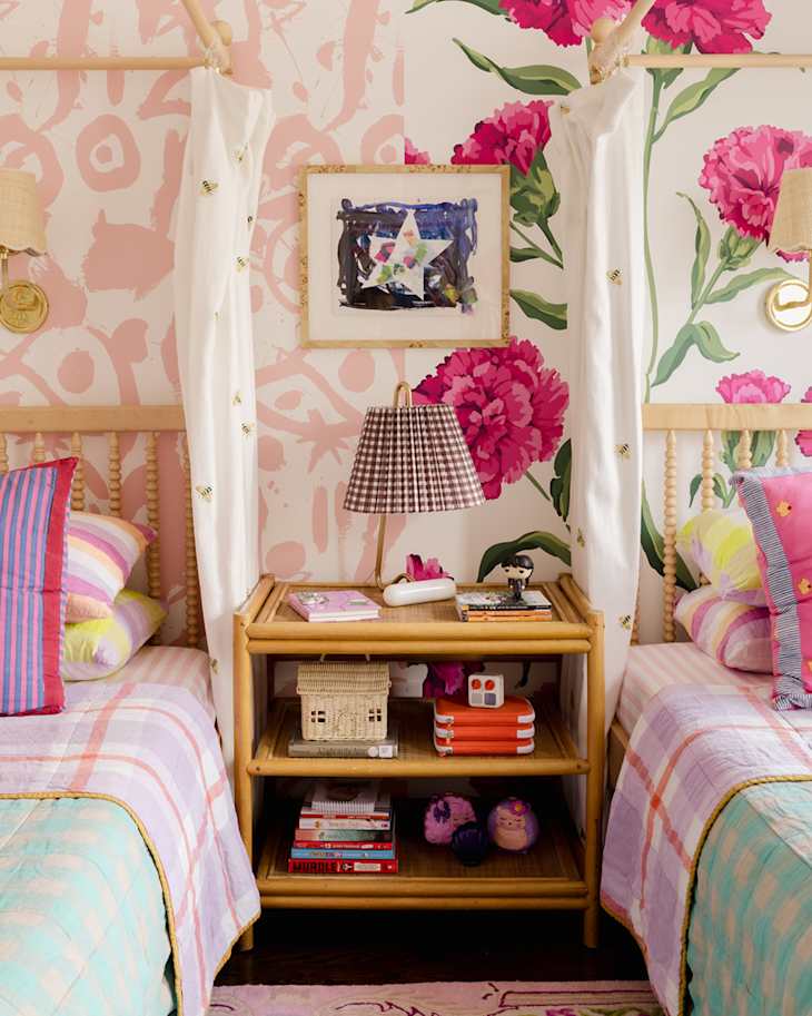 This Kid’s Pattern-Mixed Bedroom Is So Charming and Colorful | Cubby