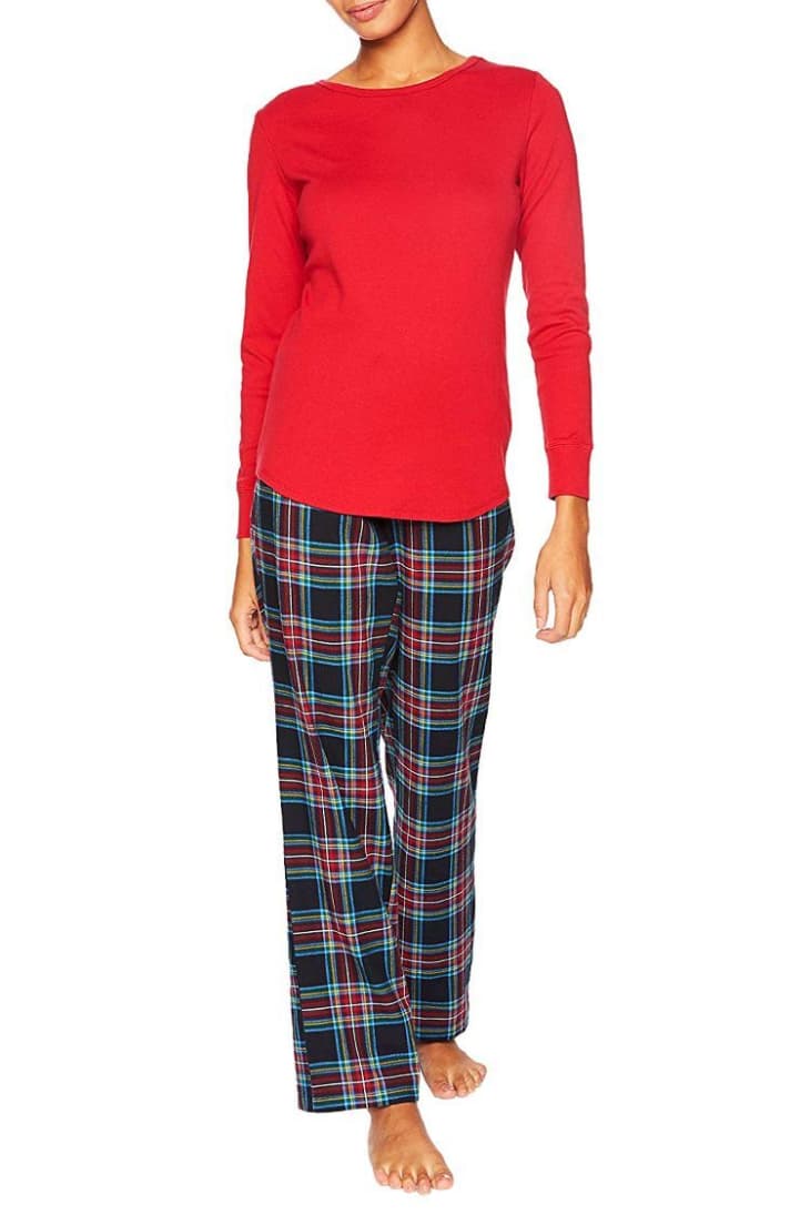 Product Image: Amazon Essentials Women’s Lightweight Flannel Pajama Set