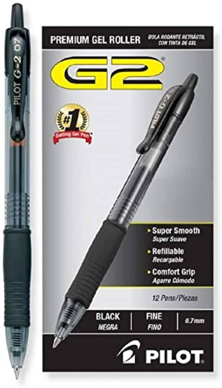 Product Image: PILOT G2 Premium Refillable & Retractable Rolling Ball Gel Pen, 12-Pack