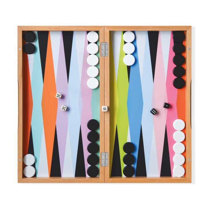 Colorful Backgammon Set at MoMA Design Store
