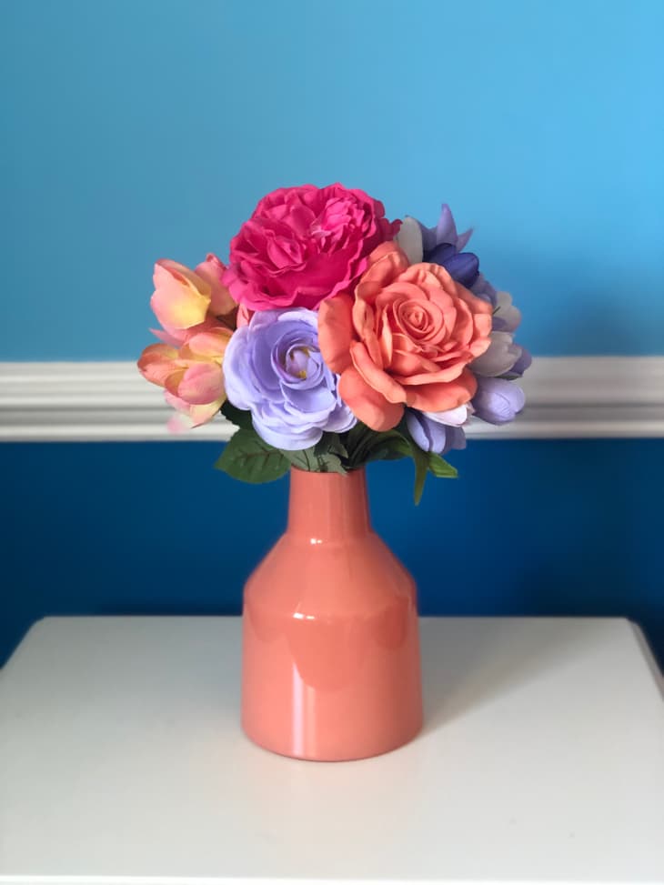 How To Make Fake Flower Arrangements As Pretty As The Real Thing For Under 20 Apartment Therapy