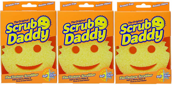 Scrub Daddy The Original FlexTexture Sponge, 3 Pack at Amazon