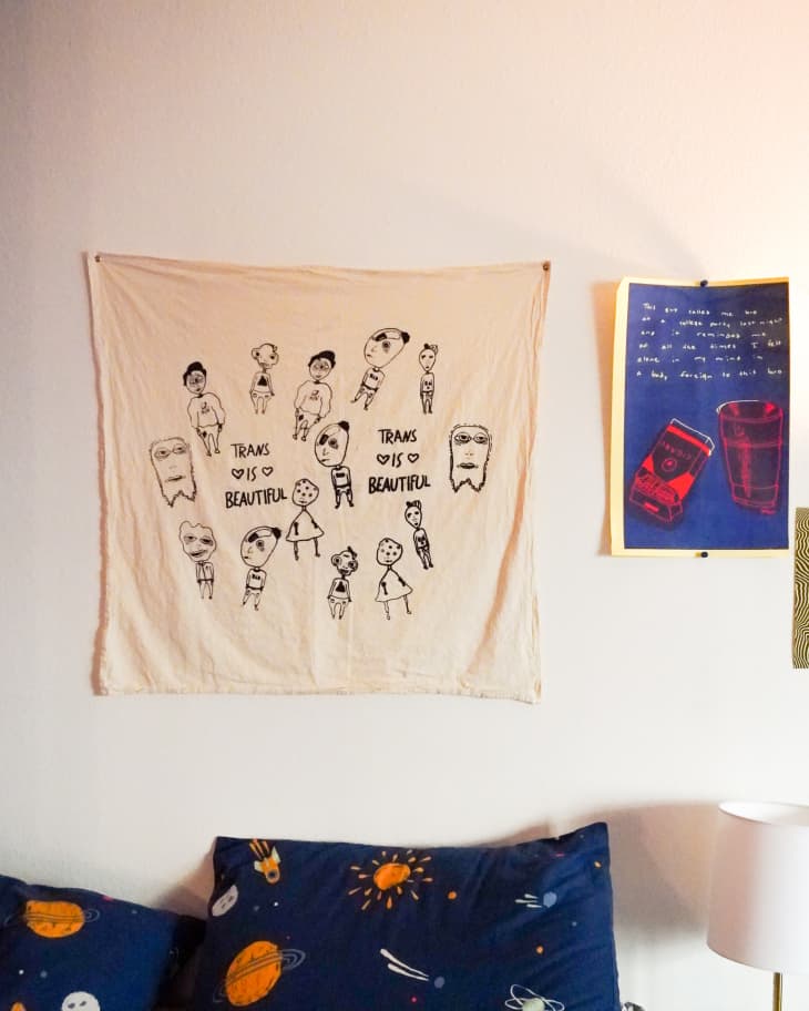 Artist Mars Wright celebrates queer pride in his home