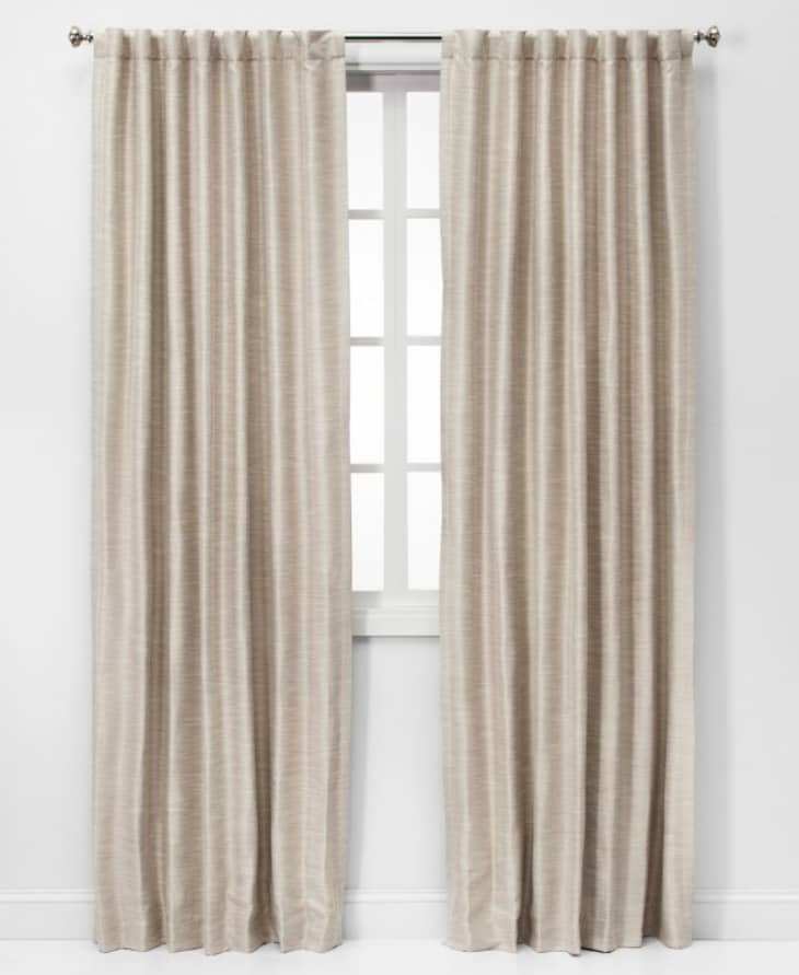 Product Image: Threshold Faux Silk Room Darkening Window Curtain Panel
