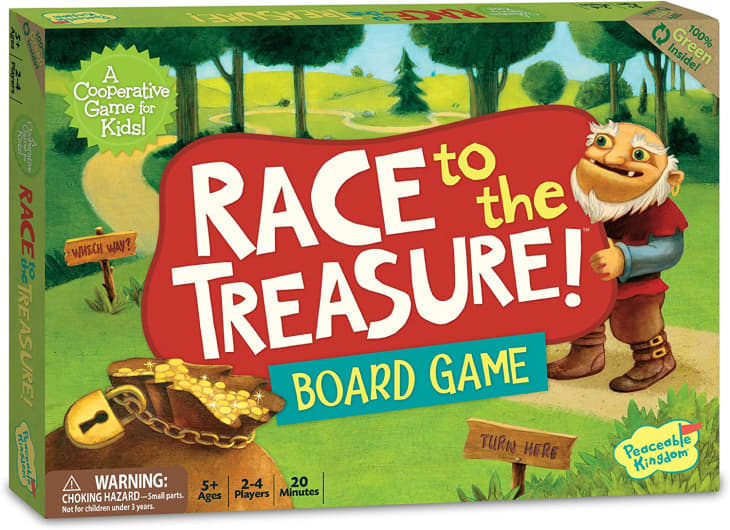 Product Image: Peaceable Kingdom Race to the Treasure! Beat the Ogre Cooperative Game for Kids