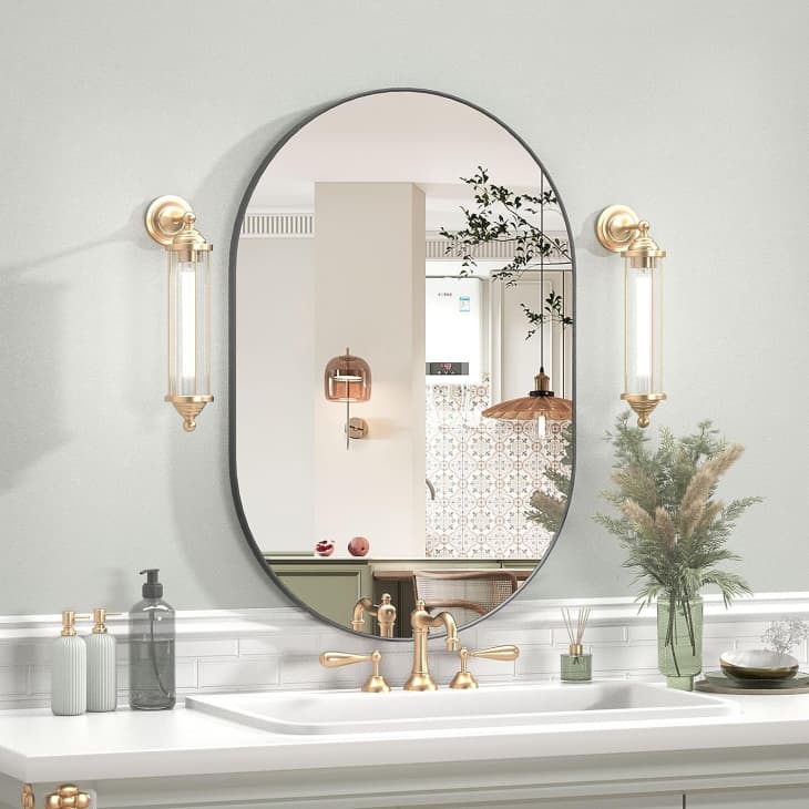 Cassilando Oval Bathroom Mirror at Amazon