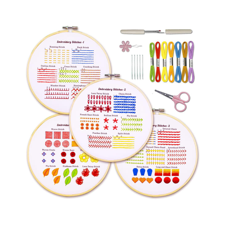 Bradove 4 Set Embroidery Stitches Practice Kit at Amazon
