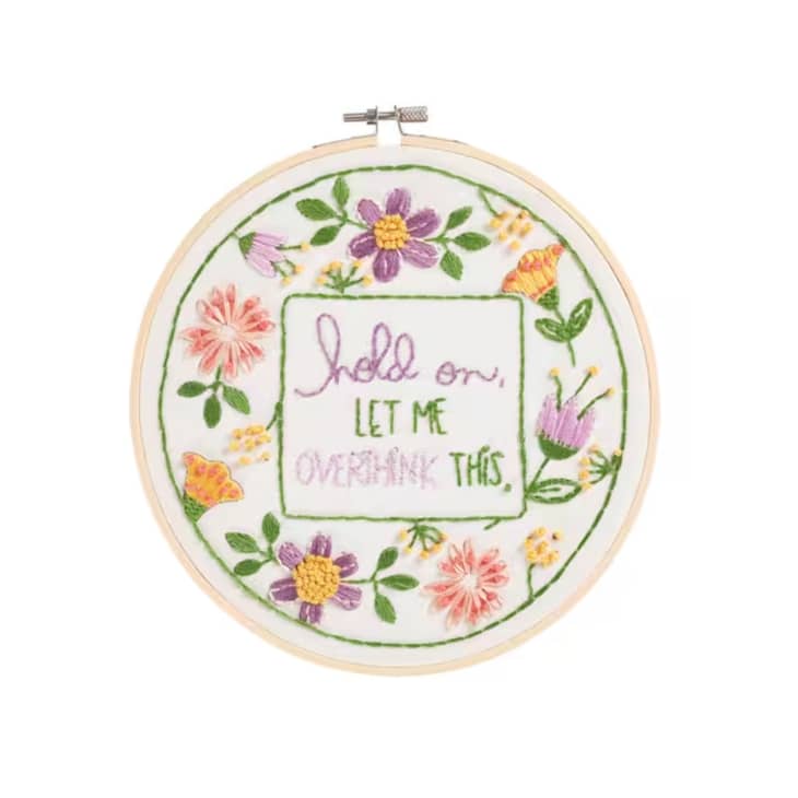 8" Overthink Embroidery Kit by Loops & Threads at Michaels