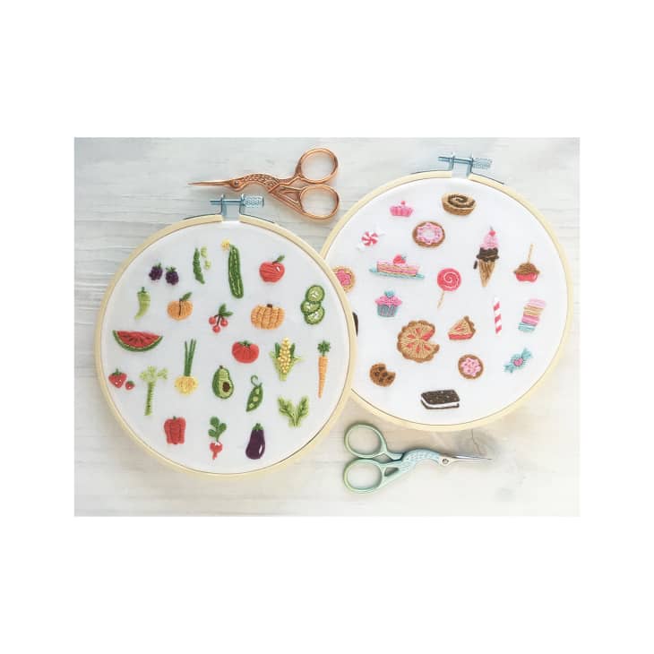 PDF Download Tiny Sweets and Veggies Hand Embroidery 2 Pattern Set at Etsy