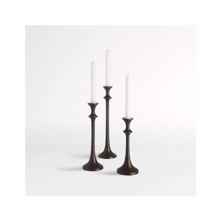 Product Image: Emmett Bronze Taper Candle Holders
