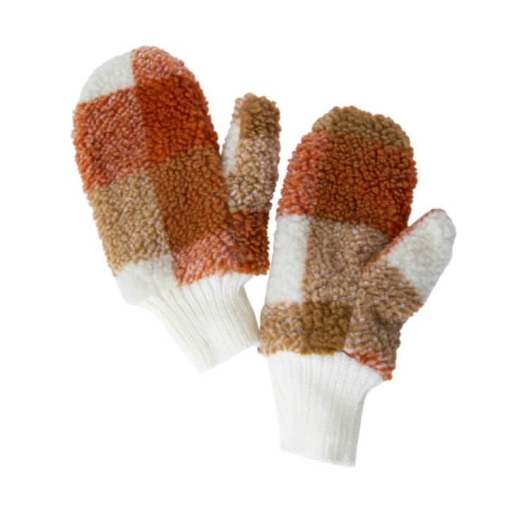 Product Image: Plaid Sherpa Mittens