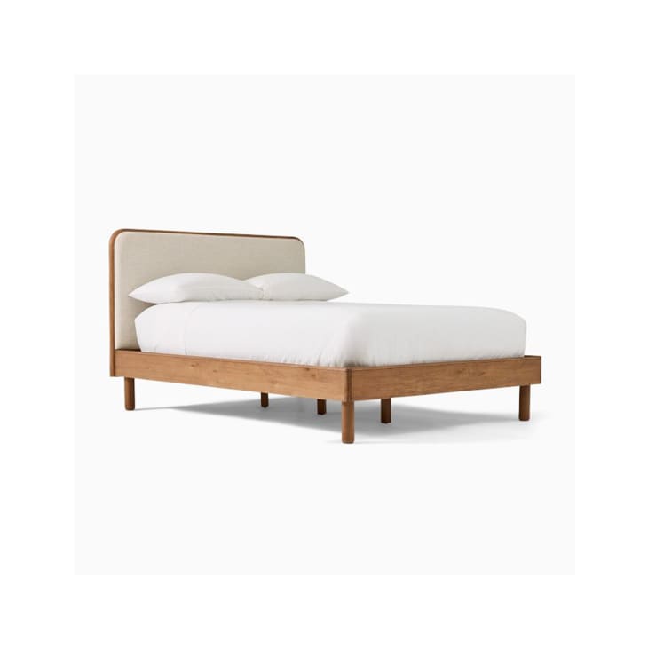 Miles Wood & Upholstered Bed at West Elm