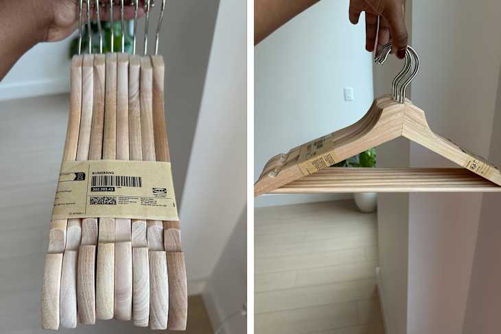 Hösvans Hanger Bamboo Clothes Rack Ikea Bamboo Hanger For Sale