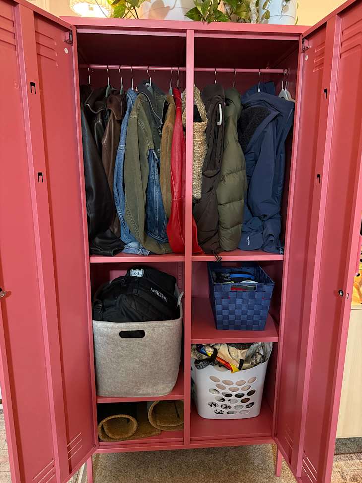 Mustard Made Twinny Locker Review: Colorful, Vintage-Inspired Entryway Storage