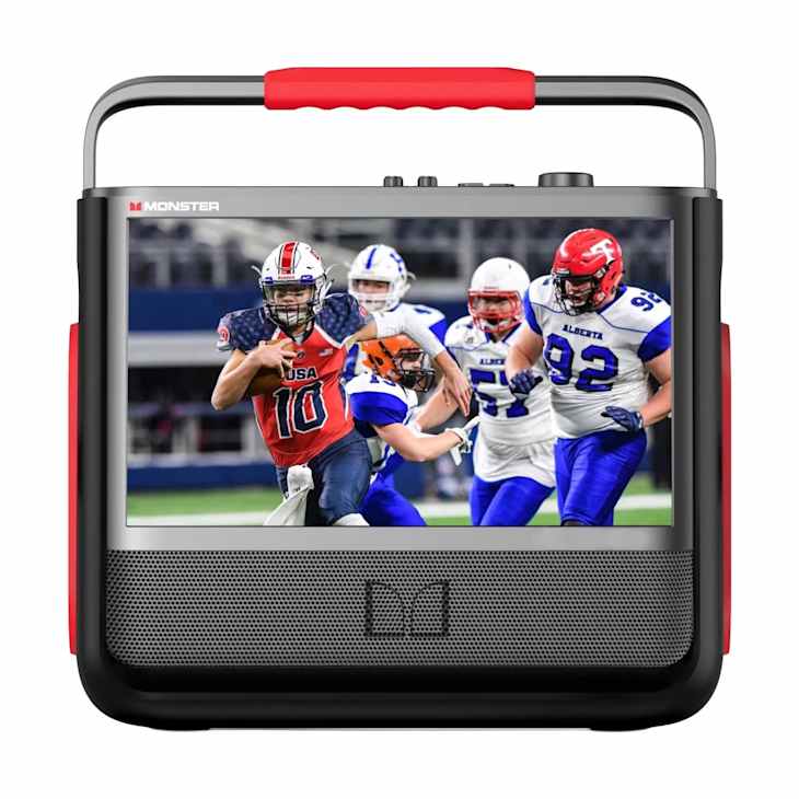 Monster Vision 3 Portable TV-Speaker Hits Sam's Club: Retro Style Meets Portable Entertainment