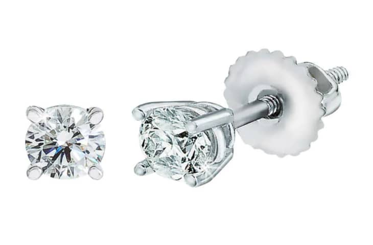 Diamond stud earrings from Costco