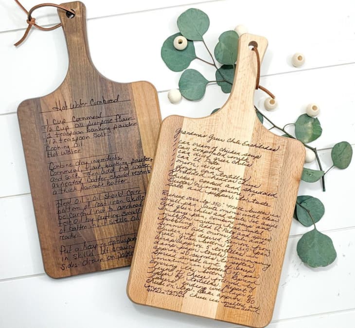 Product Image: Recipe Cutting Board with One-Side Custom Engraving