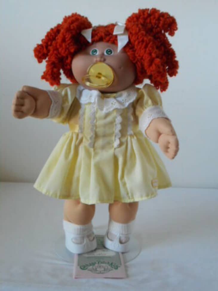 red haired cabbage patch doll