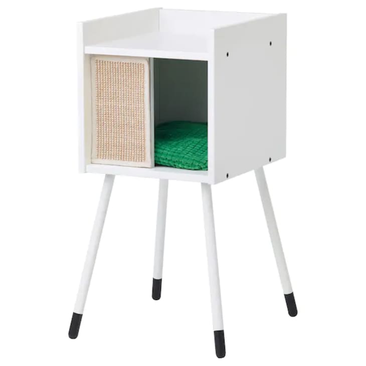 Product Image: LURVIG Cat house on legs with pad, white, green