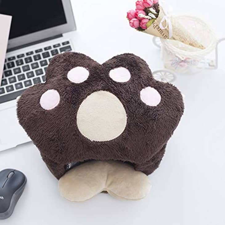Product Image: 4Young Universal Plush Winter USB Heated Mouse Pad with Wrist Hand Warmers Heating Pad Cute Paws Warm