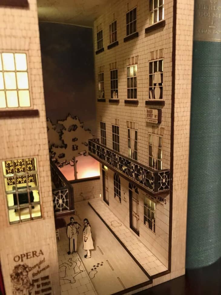 Product Image: Sherlock Holmes-inspired bookshelf art