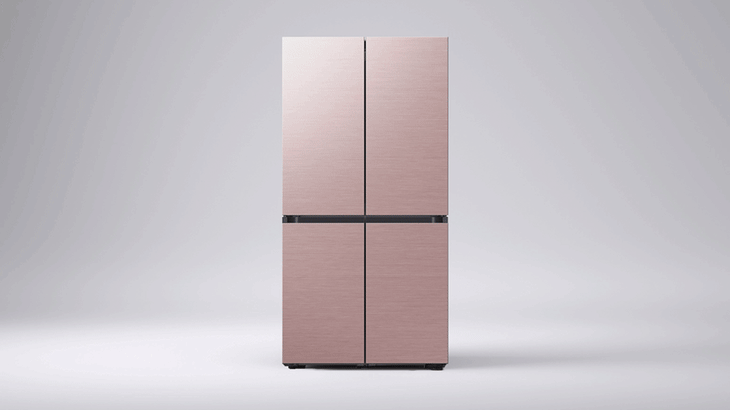 Customizable four-door Samsung refrigerator