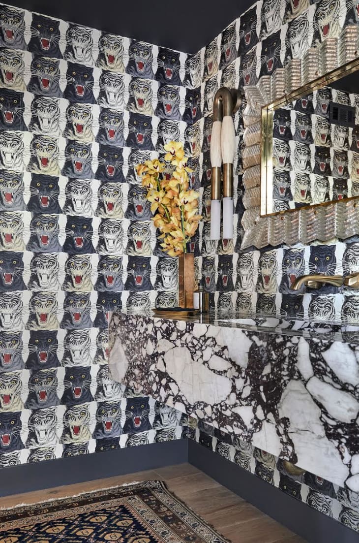 diep Pennenvriend India Miley Cyrus Technicolor Gucci Wallpaper Los Angeles Home | Apartment Therapy