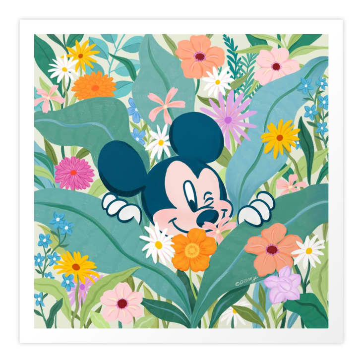 Simple Modern Disney Mickey Mouse Kids Disney-Mickey Floral on