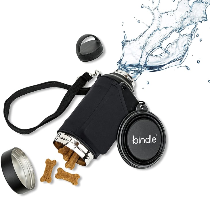 Product Image: Bindle Puppy Pack – 24oz Outdoor Dog Water Bottle with 12oz Collapsible Bowl