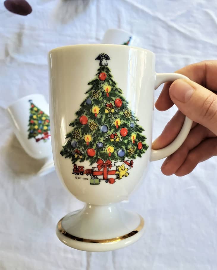 Christmas Tree Mugs at Etsy