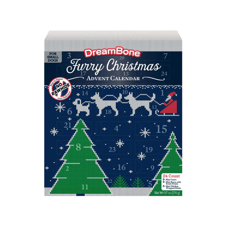 Product Image: DreamBone Furry Christmas Holiday Advent Calendar Variety Pack Dog Treats, 24 count