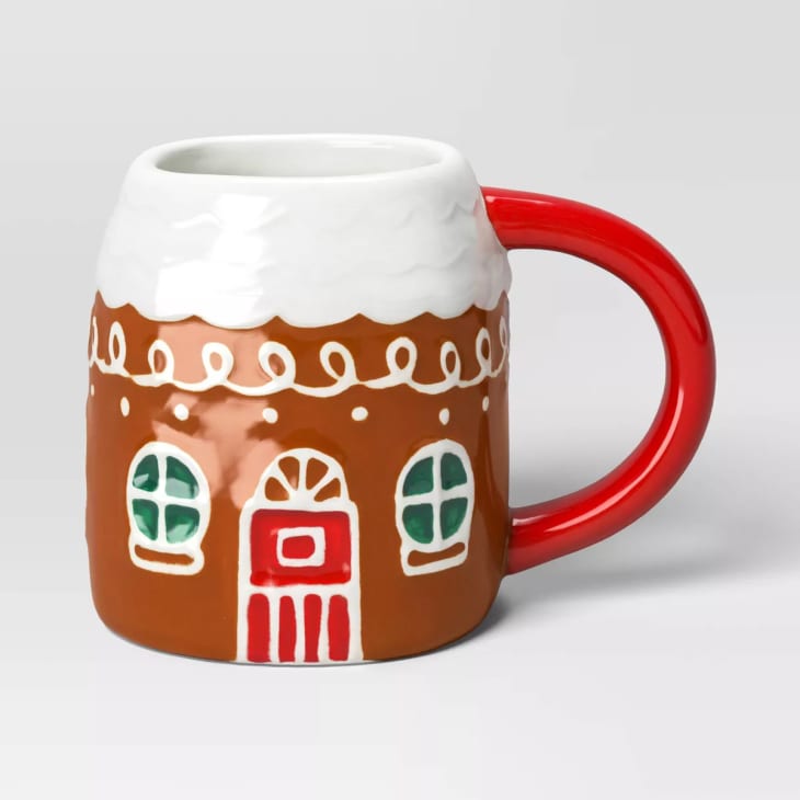 14oz Holiday Earthenware Gingerbread House Mug - Wondershop™ at Target
