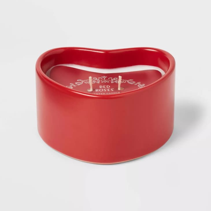 Threshold 2-Wick Ceramic Heart Shaped Candle at Target