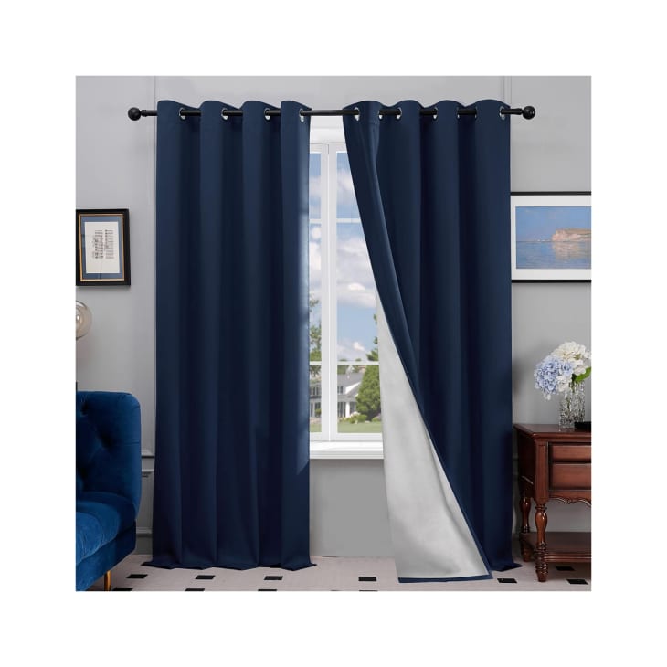 Deconovo Navy Curtains (2 Panels) at Amazon