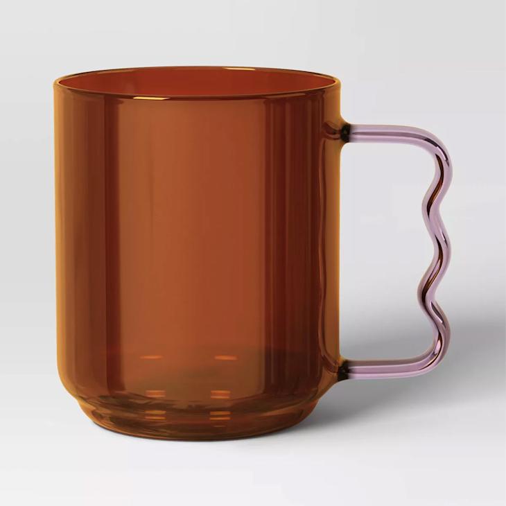 Target’s New $5 Squiggle Handle Glass Mugs Are “So Cute” | Apartment ...