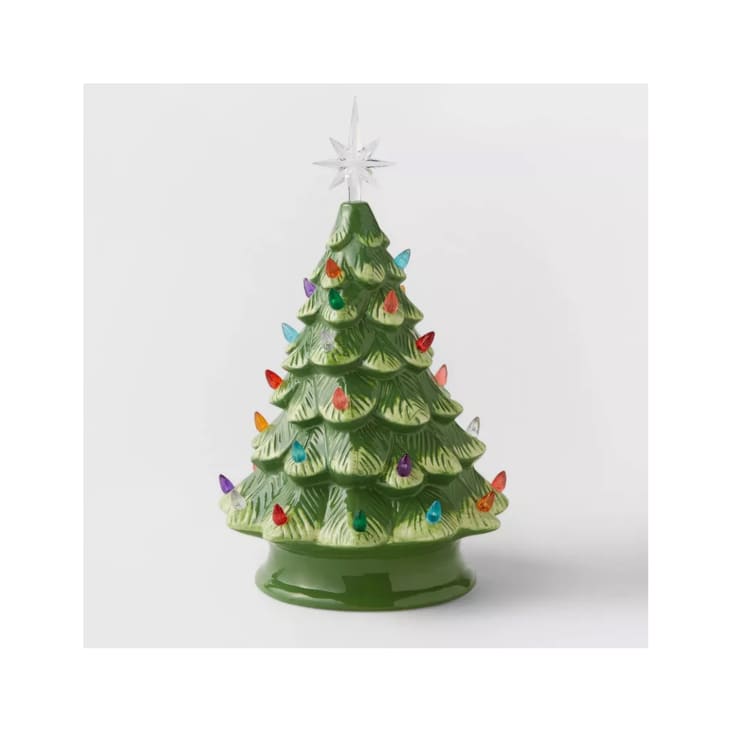 Wondershop 14.5-Inch Battery Operated Lit Ceramic Christmas Tree at Target
