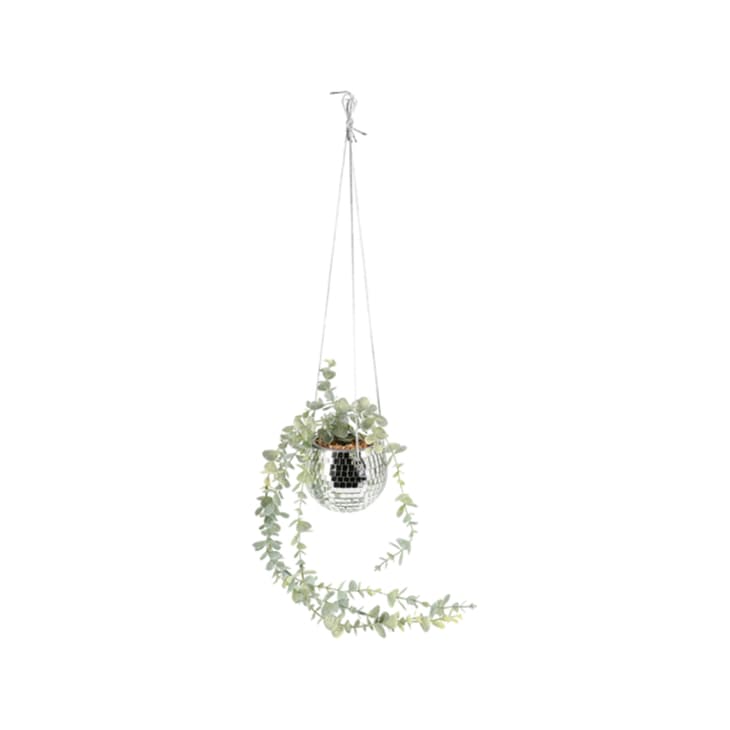 Product Image: Faux Plant in Disco Ball Planter