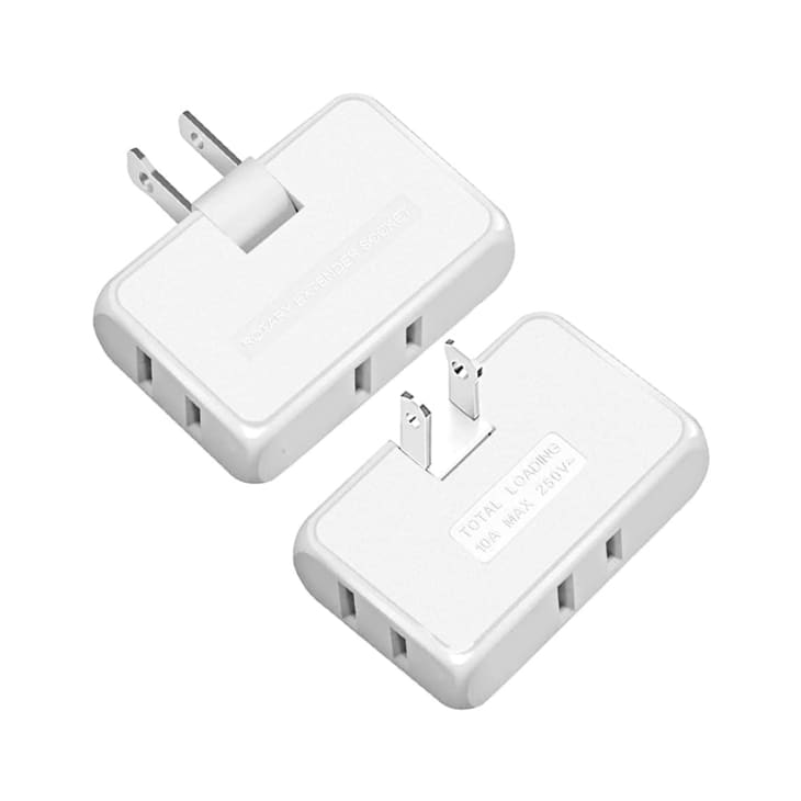 PaeorRorL 3 Way Flat Wall Outlet Extender at Amazon