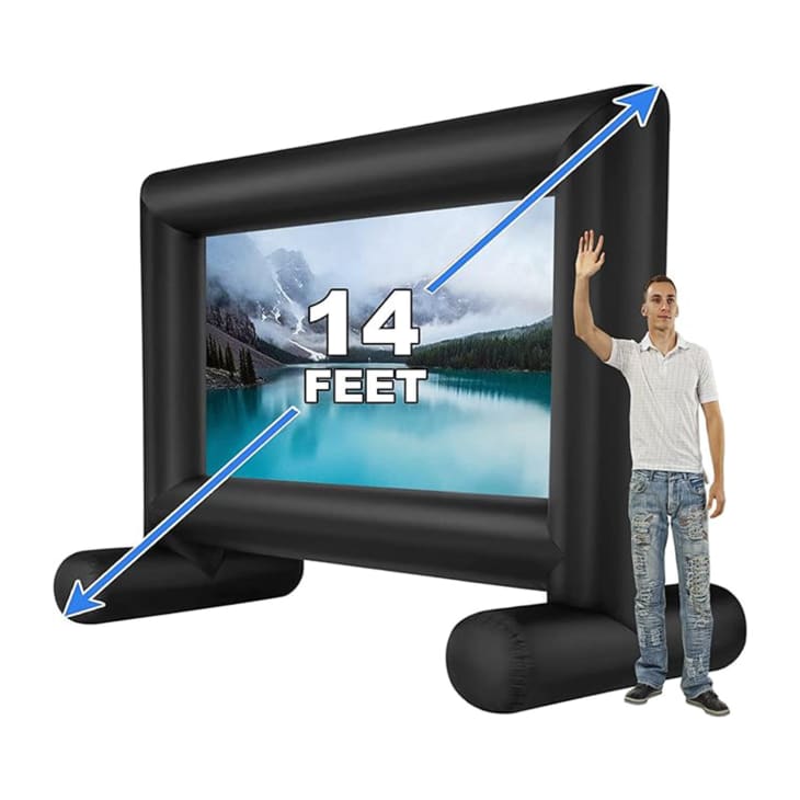 Aldi’s Backyard Movie Night Screen Is Back in Stock for Summer Apartment Therapy