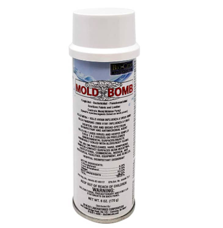 Can of mold bomb fogger