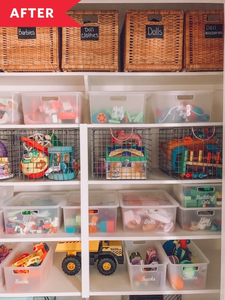 closet toy organization