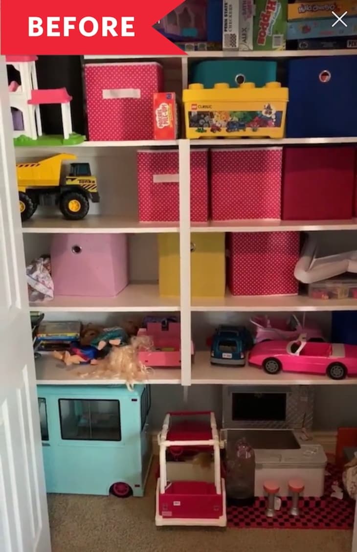 Toy organizer for closet Clearance